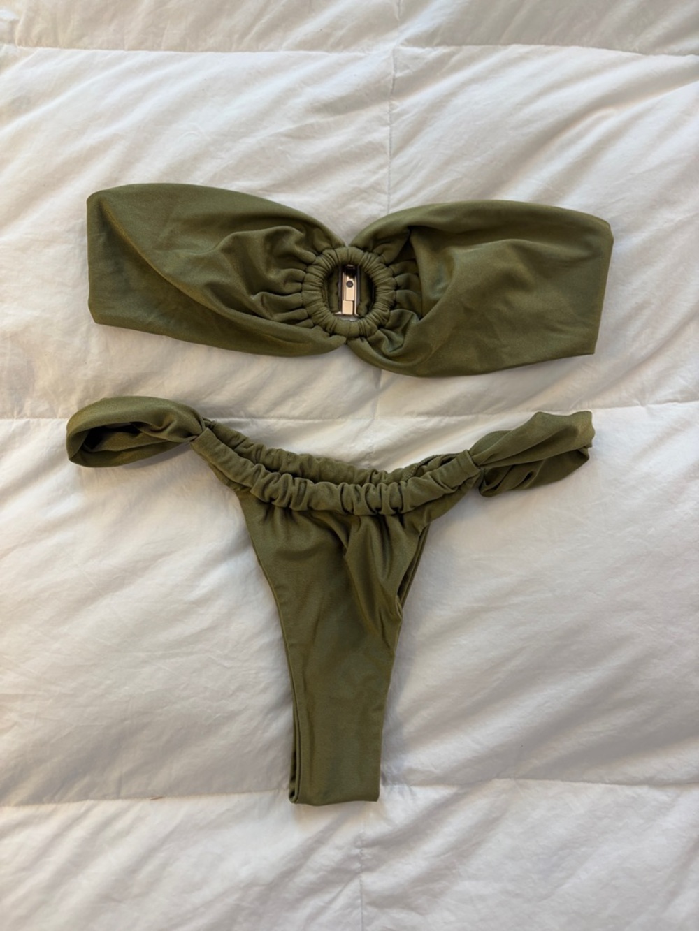 Princess Polly- Olive Green Bikini